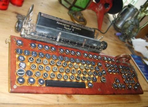 Steampunk Remington Keyboard