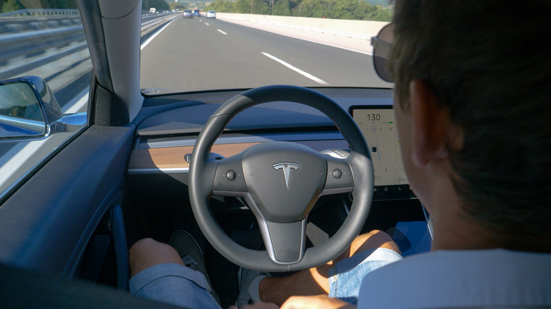Tesla interior