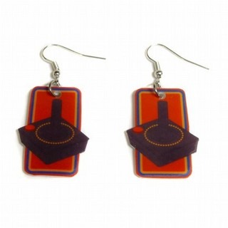 retro atari earrings