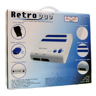 Retro Duo NES & SNES console