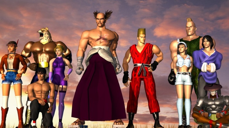 tekken 2 cutscene fighters playstation