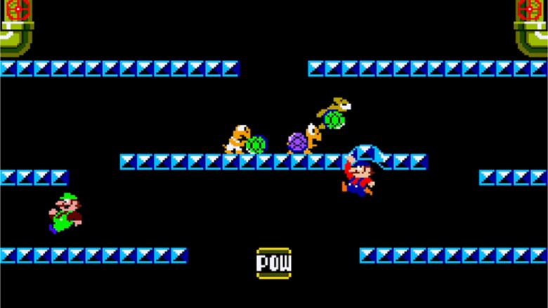 mario bros arcade level