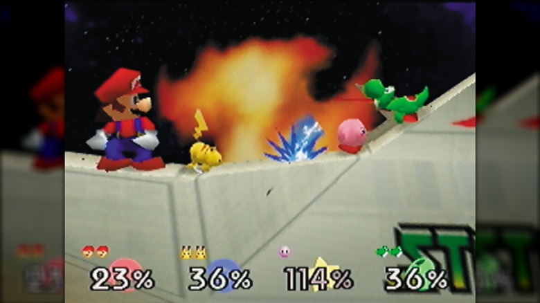 super smash bros sector z battle