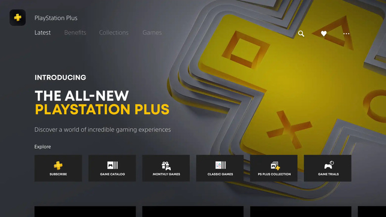 New PS Plus promo screenshot