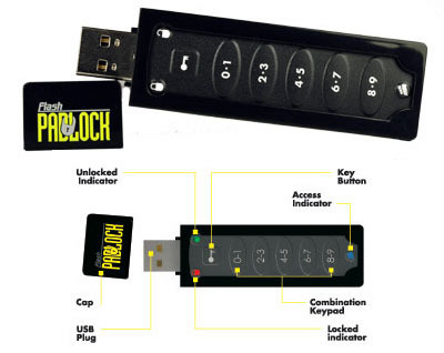 Corsair flash padlock