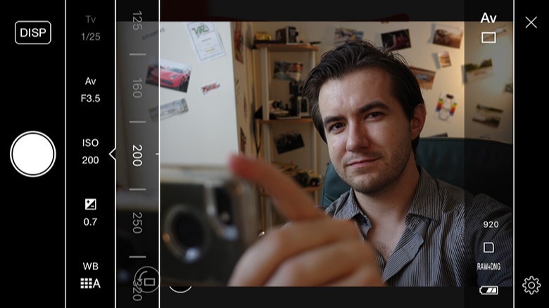 Ricoh GR IIIx App Interface