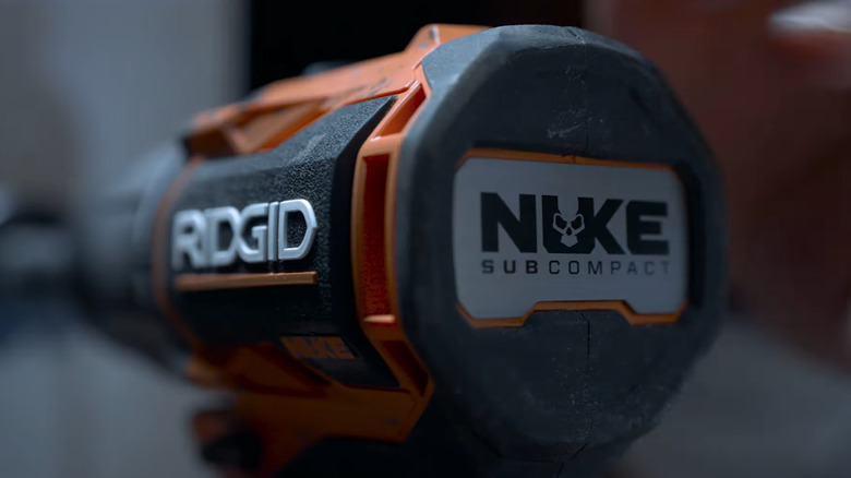 RIDGID Nuke subcompact power tools close-up