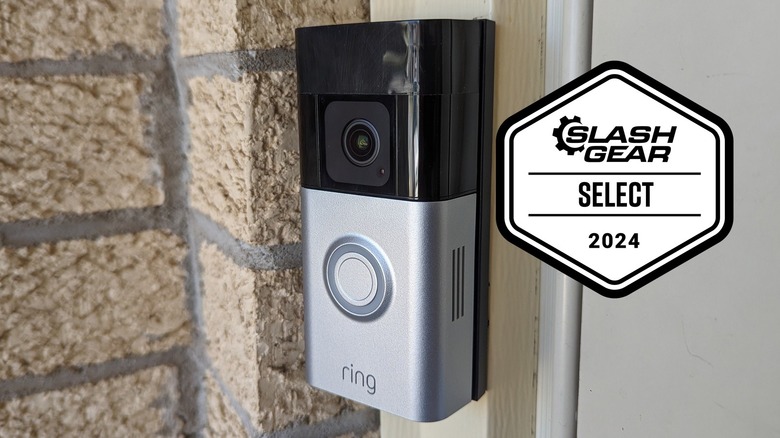 Ring Battery Doorbell Pro installed near door