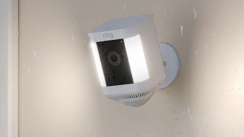 Ring camera in rain