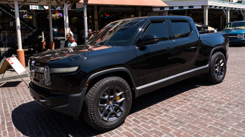 Rivian truck guardrails