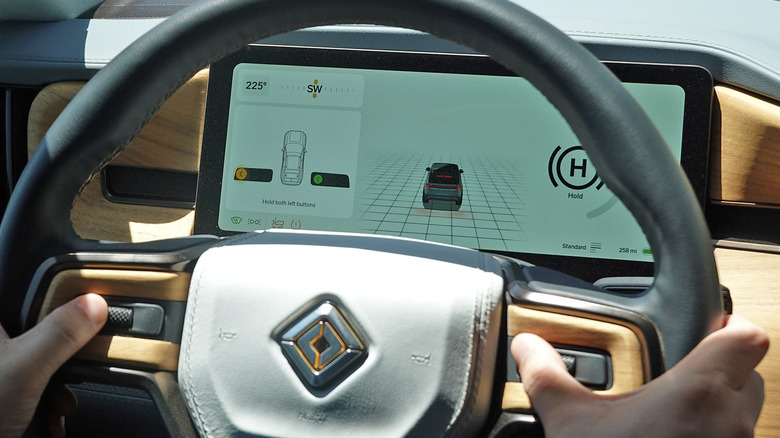 2026 Rivian Gen 2 Quad-Motor Kick Turn controls