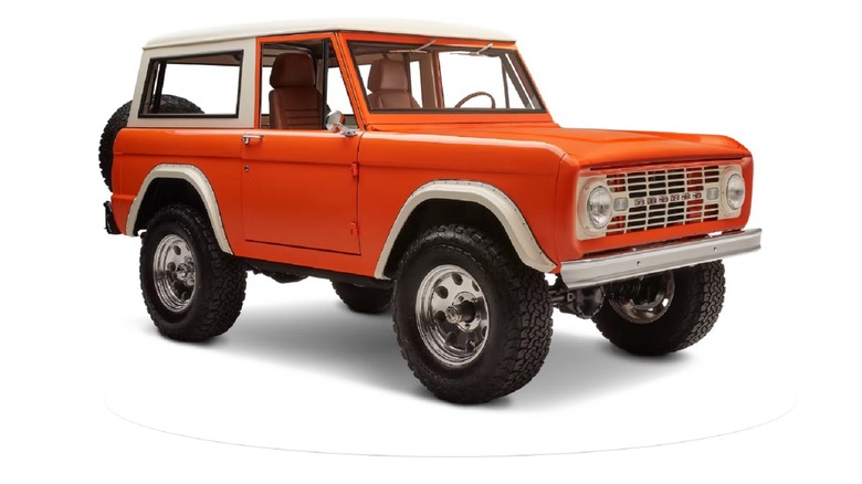 Tangerine and white Kindred Bronco