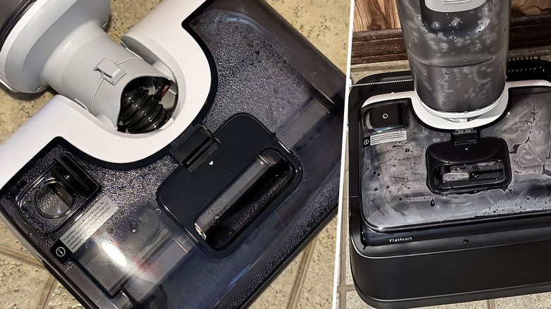 Roborock FT25 RT with its Roborock floor cleaning solution