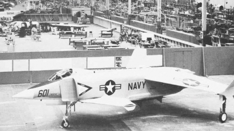 Rockwell XFV-12 prototype in development