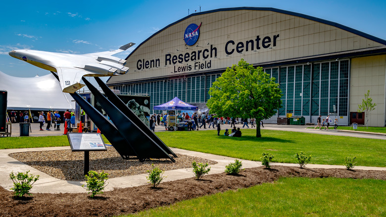 NASA Glenn Research Center entrance