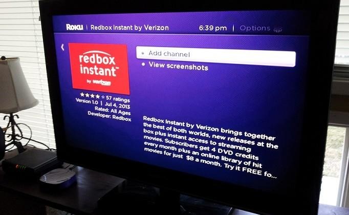 Watermarked Roku Redbox Instant