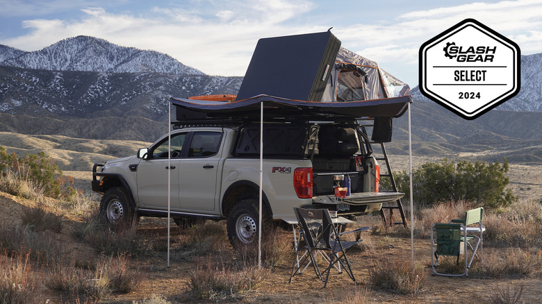 Roofnest Condor Overland 2 on Ford Ranger FX4 setup for winter camping