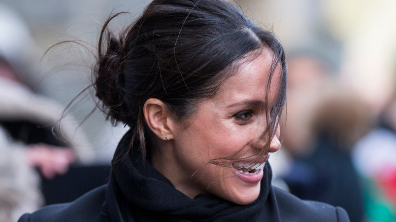 Meghan Markle smiling