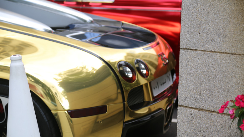 Gold plated Bugatti