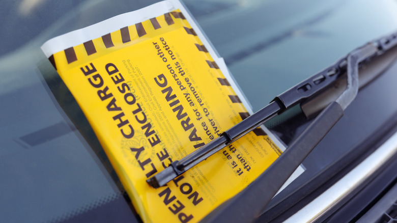 Parking ticket fine