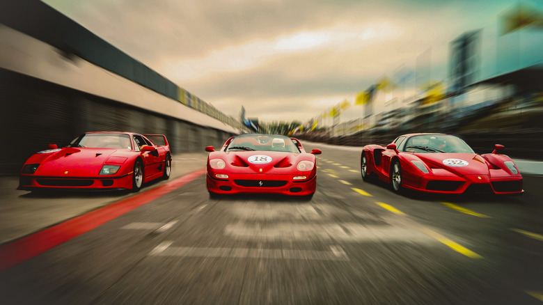 Ferrari F40, F50, and Enzo