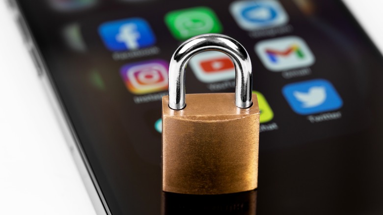 Lock on smartphone