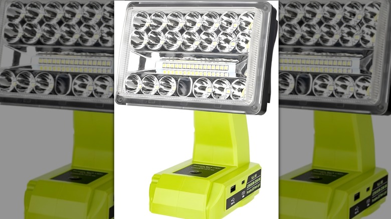 Choerinton work light on white background
