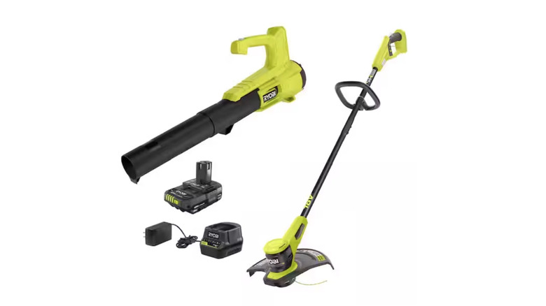 Picture showing Ryobi tools included in Home Depot sale