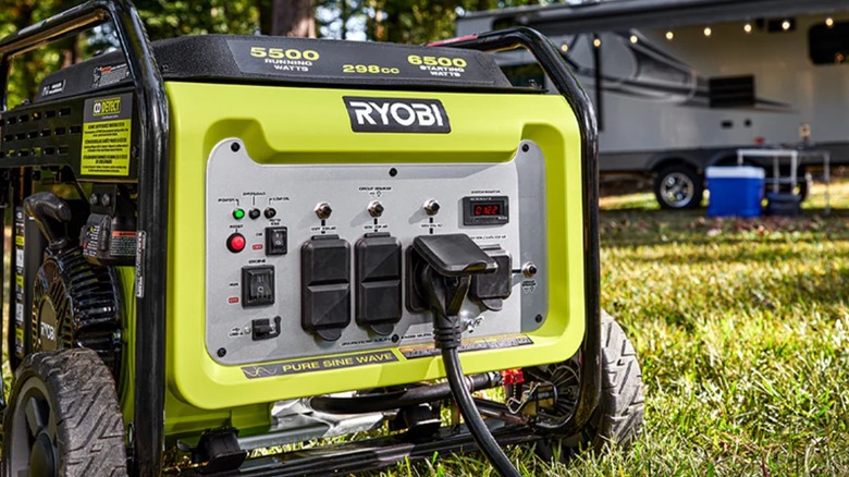 Ryobi 6500W open-frame inverter generator