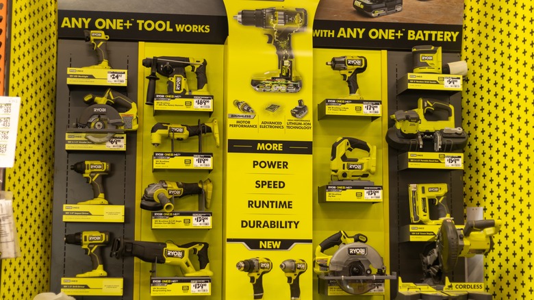 ryobi tool display