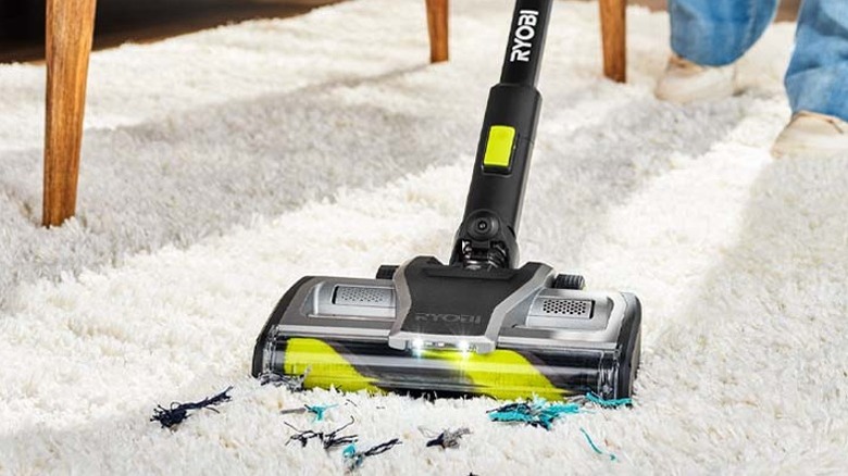 18V One+ Hp Advanced Stick Vacuum cleaning indoors