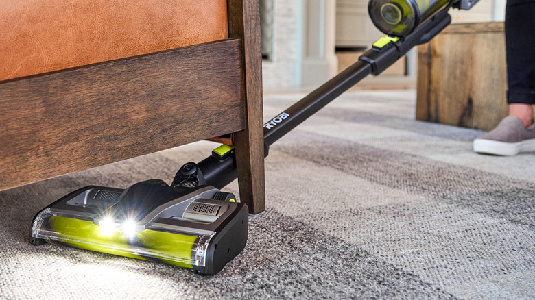 Ryobi vacuum under furniture