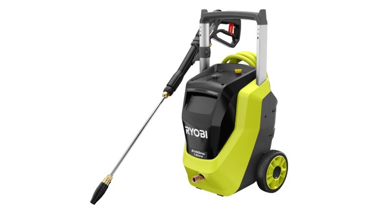 Ryobi 2,100 PSI 1.2 GPM Electric Pressure Washer on a white background
