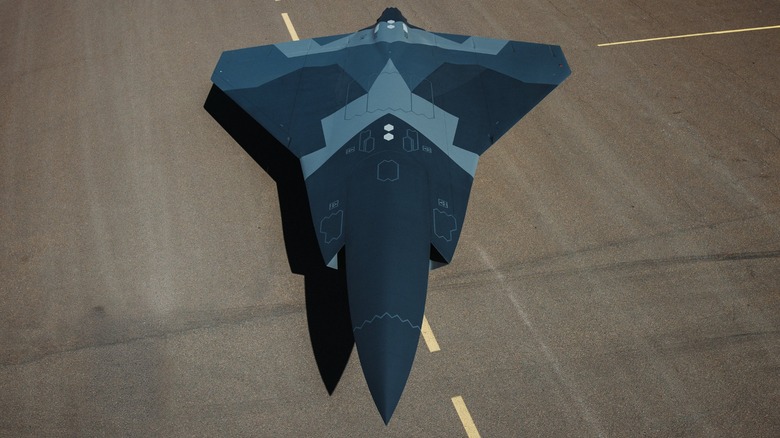 An artist's rendering of the Saab A3-001 Autonomous Collaborative Platform