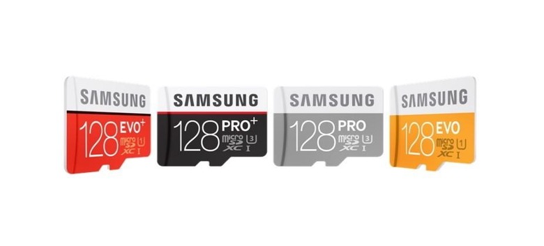 Samsung debuts PRO Plus 128GB microSD cards