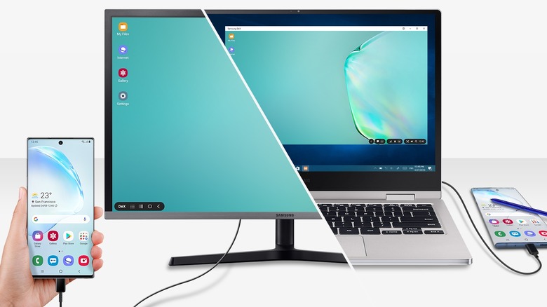 Samsung DeX and Galaxy phone