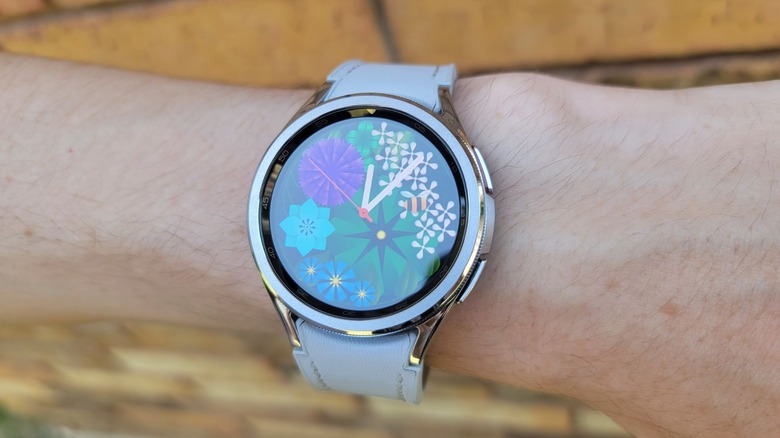 galaxy watch 6 flower face