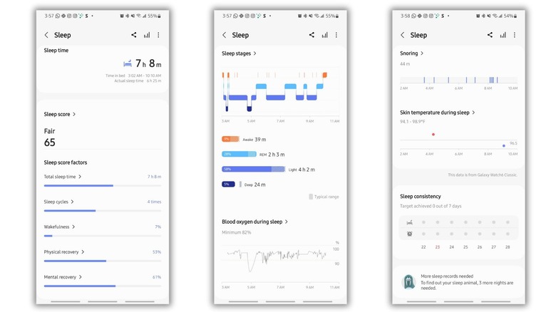 sleep tracking galaxy watch 6 classic
