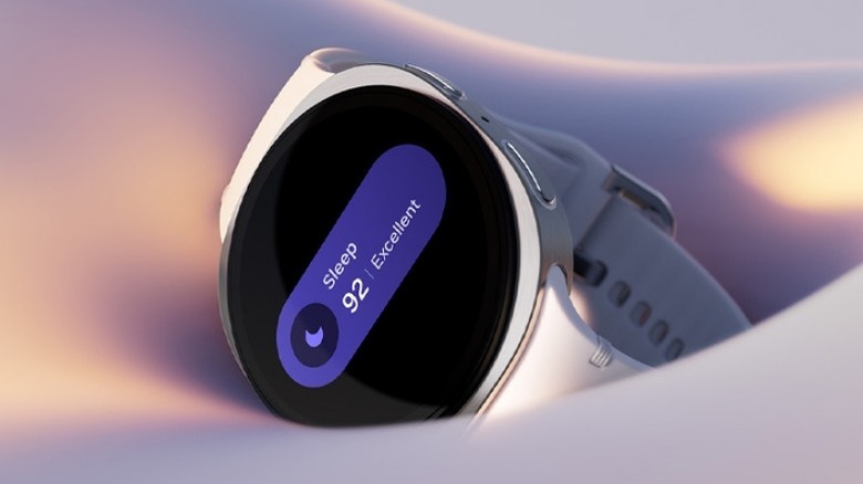 Samsung Galaxy Watch8 on brightly lit sheet