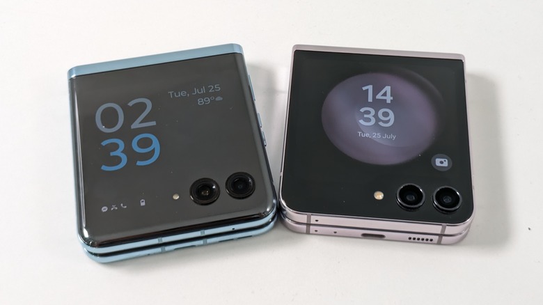 Razr Plus and Galaxy Z Flip 5