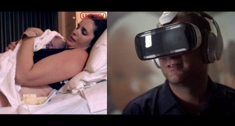 Samsung Gear VR allows father to see son's birth in real-time