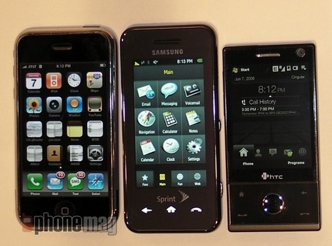 iPhone, Samsung Instinct & HTC Touch Diamond