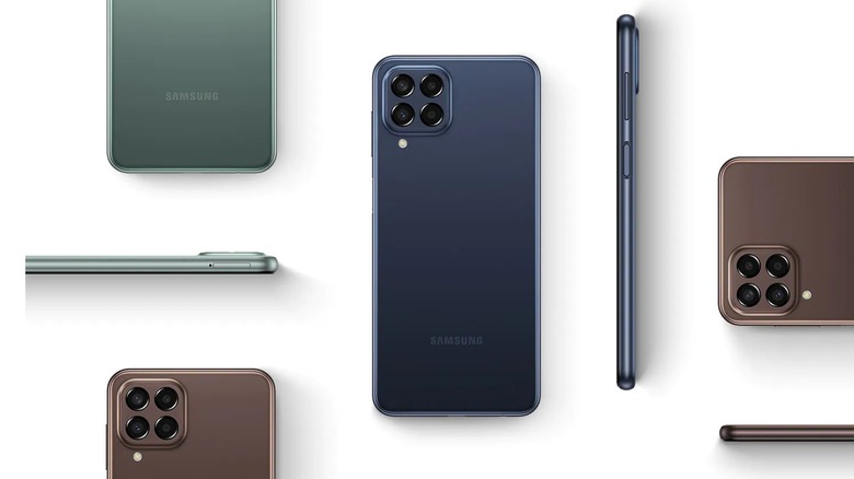 Rear view of the Samsung Galaxy M33