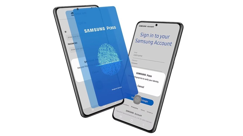 Samsung Pass on Galaxy phone