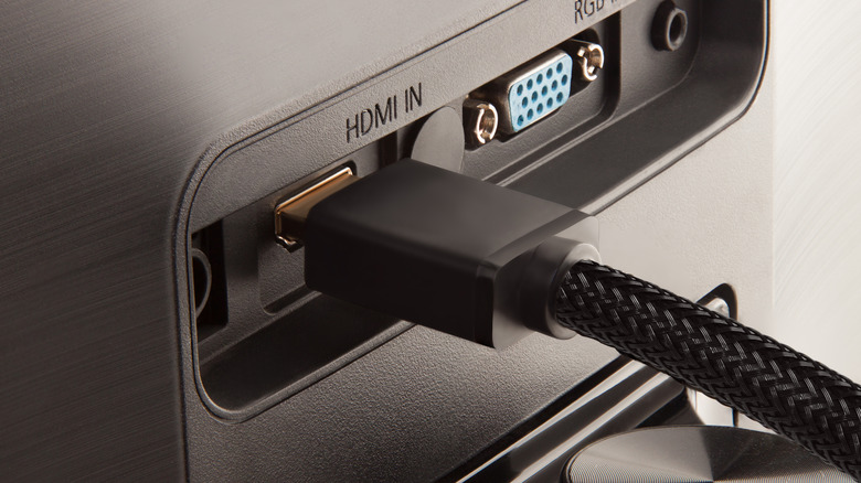 HDMI port on TV
