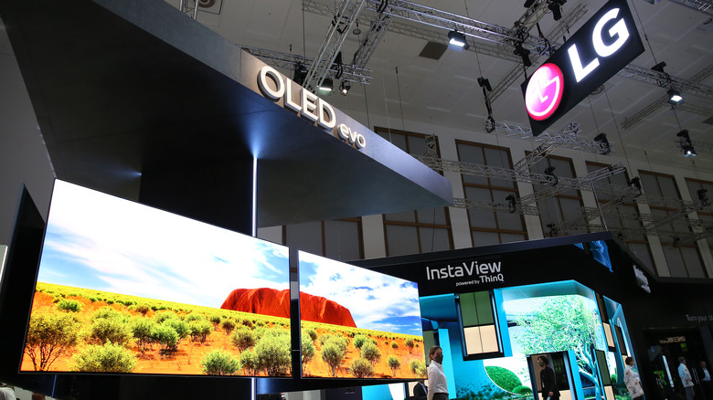 LG conference booth