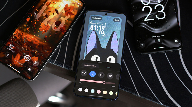 Lock screen settings on a Samsung device