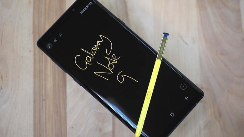 Photo of the Galaxy Note 9