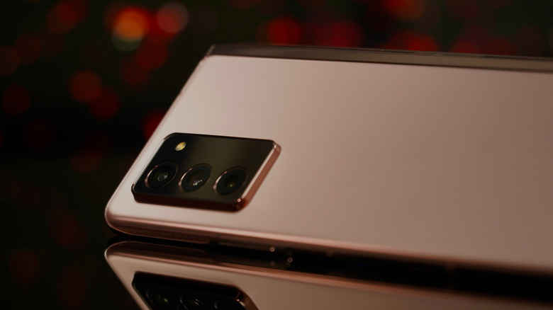 Samsung Galaxy Z Fold 2 in golden bronze finish