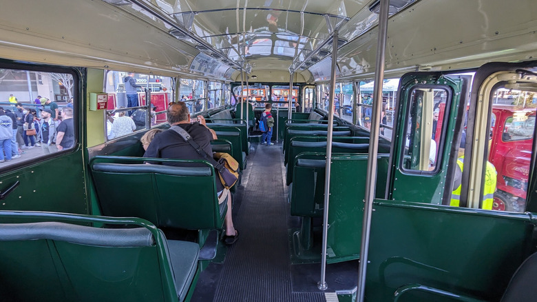 Twin Coach 44-D bus (fleet number 0163) interior.